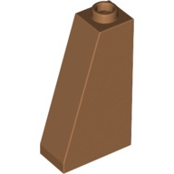 Lego kostka (kostička) 2x1x3 sklon (šikmá) 75°, tělová tmavší (6252197)